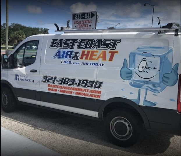 Service vehicle for East Coast Air & Heat